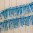 Tulle Pleat Trim - Slushie Blue